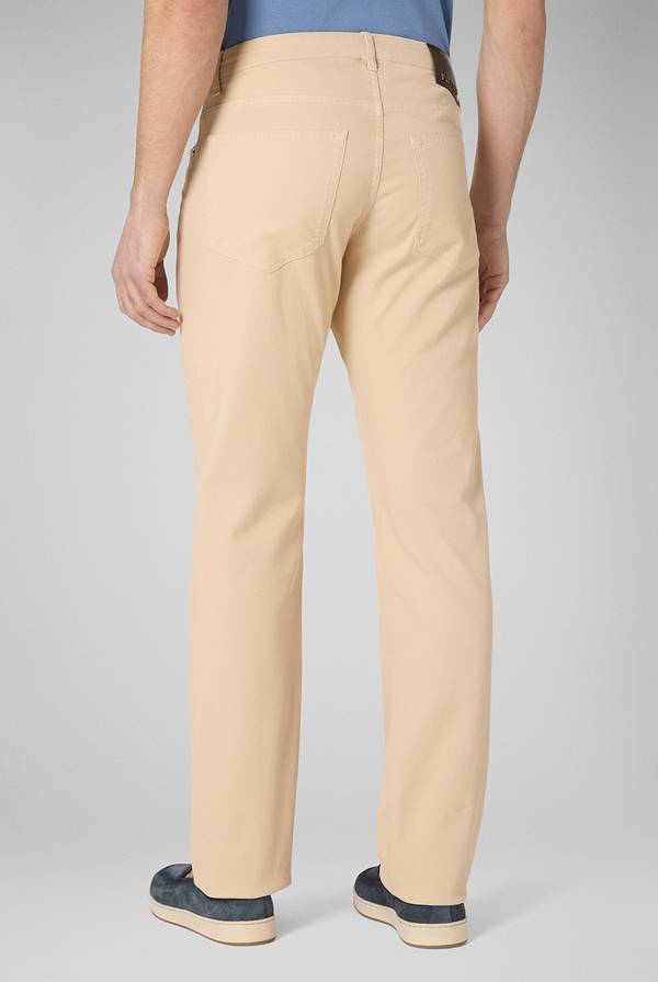 Lab. Pal Zileri Pantalone 5 tasche in cotone stretch tinto in capo Italy