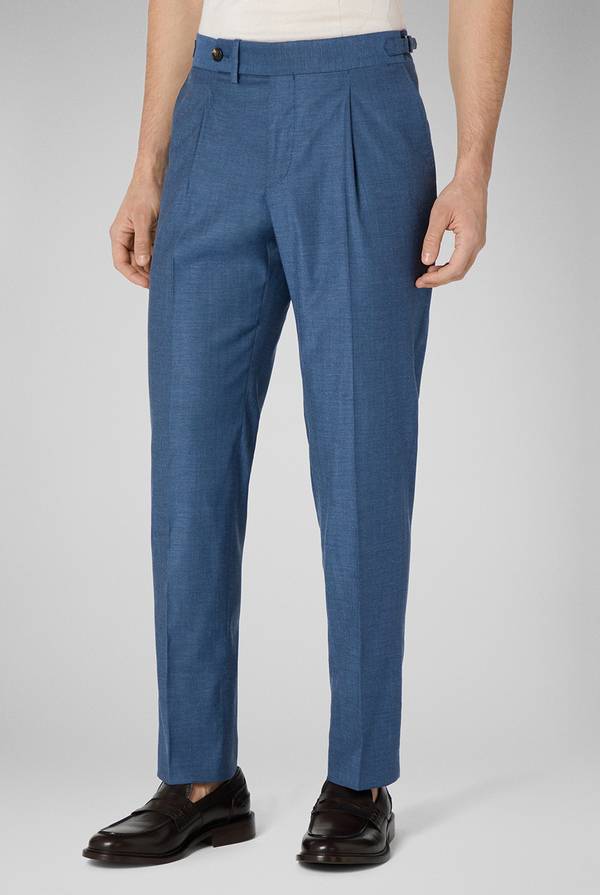 Lab. Pal Zileri Pantalone in lana e bamboo Qualità
