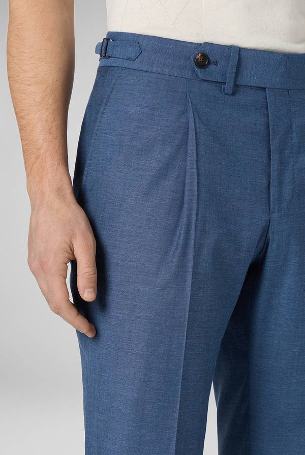 Lab. Pal Zileri Pantalone in lana e bamboo Qualità