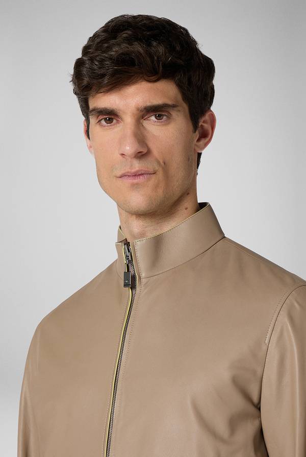 Lab. Pal Zileri Biker reversibile in nappa e nylon Prezzo Ridotto