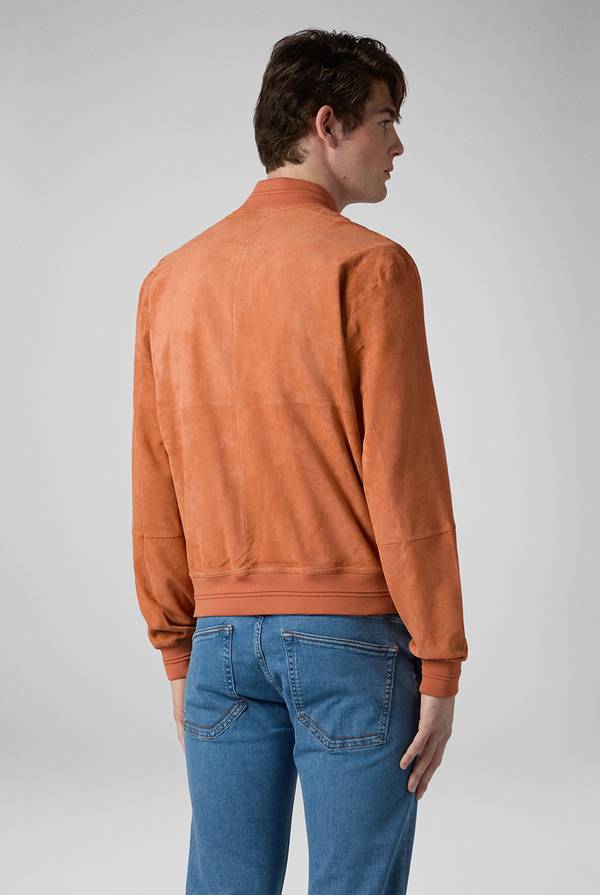 Lab. Pal Zileri Bomber in suede color albicocca Saldi