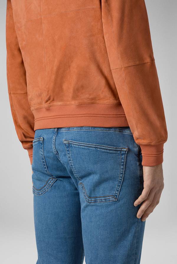 Lab. Pal Zileri Bomber in suede color albicocca Saldi