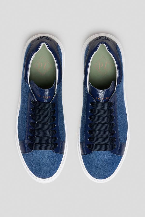 Lab. Pal Zileri Sneakers in Denim Vendita Calda