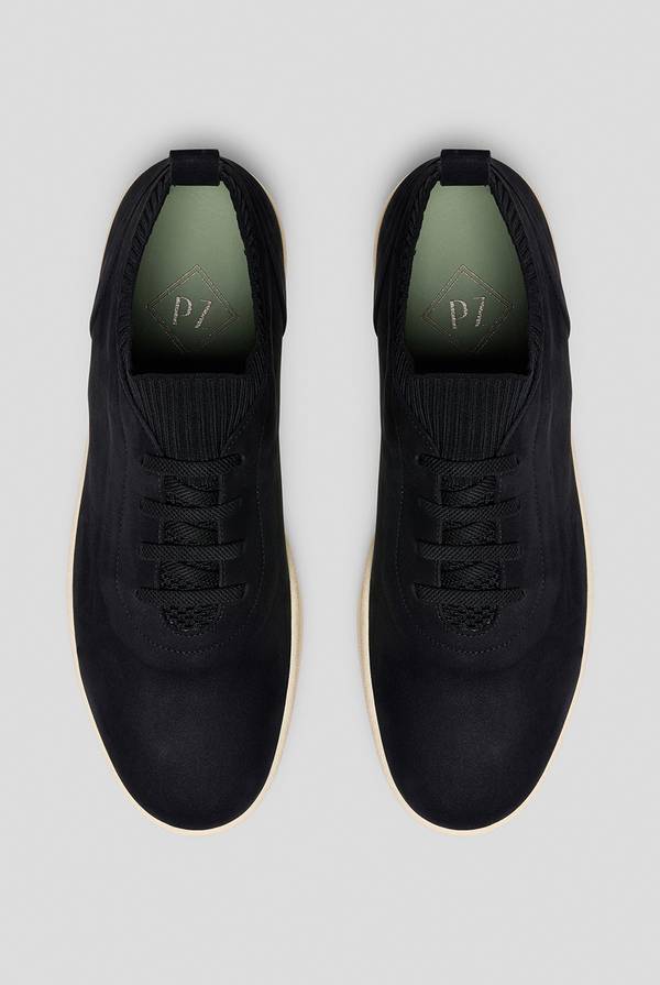 Lab. Pal Zileri Sneakers in pelle calzata a calzino Nuova