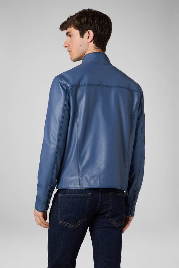 Lab. Pal Zileri Biker in nappa color anice 2025