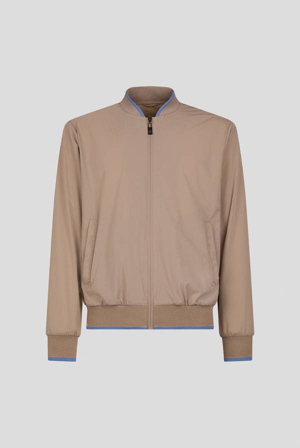 Lab. Pal Zileri Bomber in soft shell color tortora Spedizione Gratuita