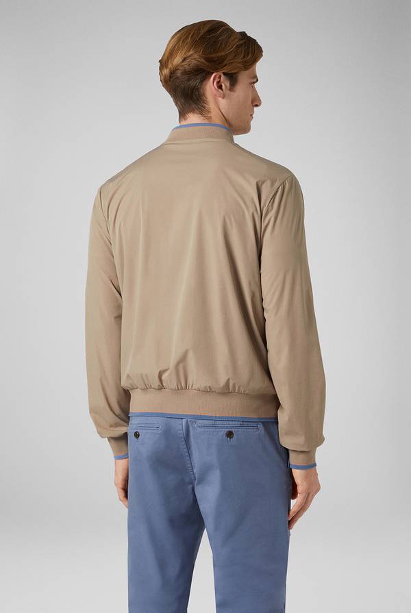 Lab. Pal Zileri Bomber in soft shell color tortora Spedizione Gratuita
