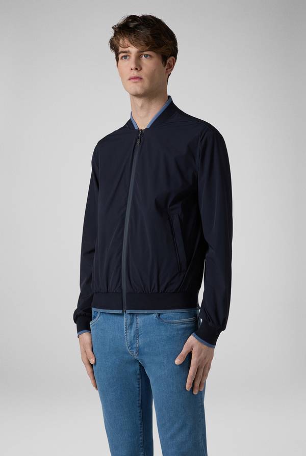 Lab. Pal Zileri Bomber in soft shell color tortora Qualità Garantita