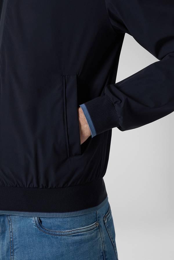 Lab. Pal Zileri Bomber in soft shell color tortora Qualità Garantita