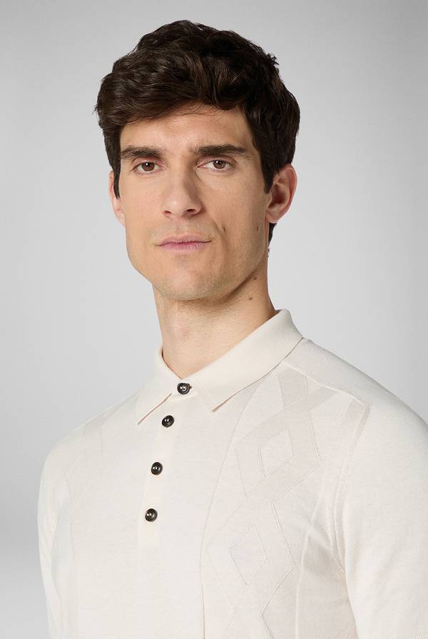 Lab. Pal Zileri Polo in maglia con calati Spedizione gratuita