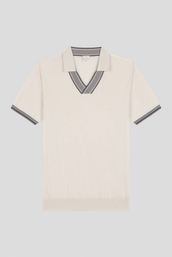 Lab. Pal Zileri Polo con finiture millerighe