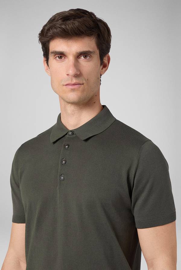 Lab. Pal Zileri Polo in puro cotone a maniche corte Sconto