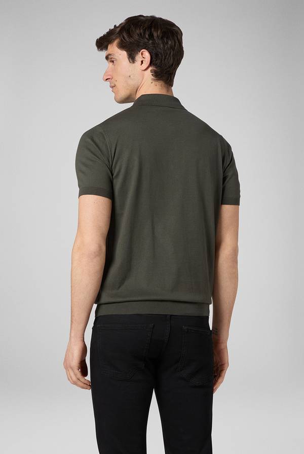 Lab. Pal Zileri Polo in puro cotone a maniche corte Sconto