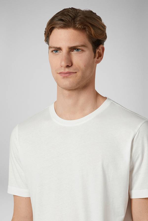 Lab. Pal Zileri T-Shirt in cotone nel colore bianco Hotsell