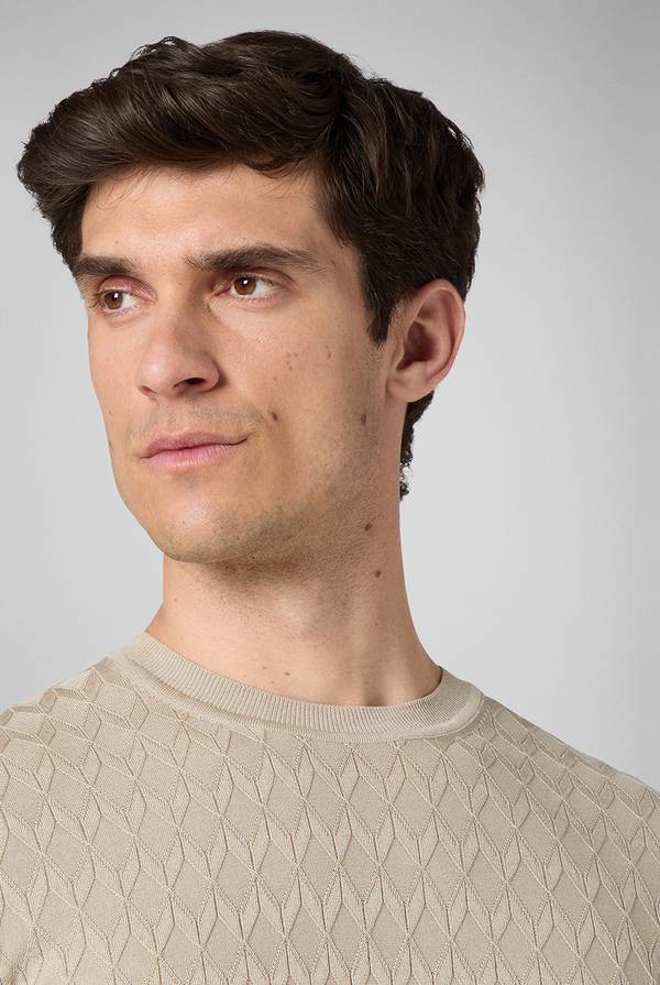Lab. Pal Zileri Tshirt con lavorazione 3D Vendita Economica