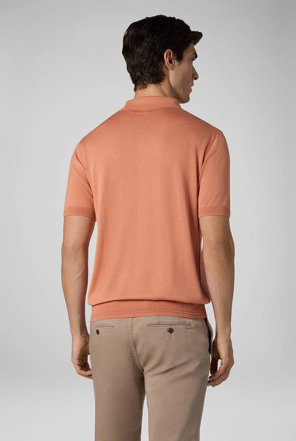 Lab. Pal Zileri Polo in cotone e tencel Saldi Di Fabbrica
