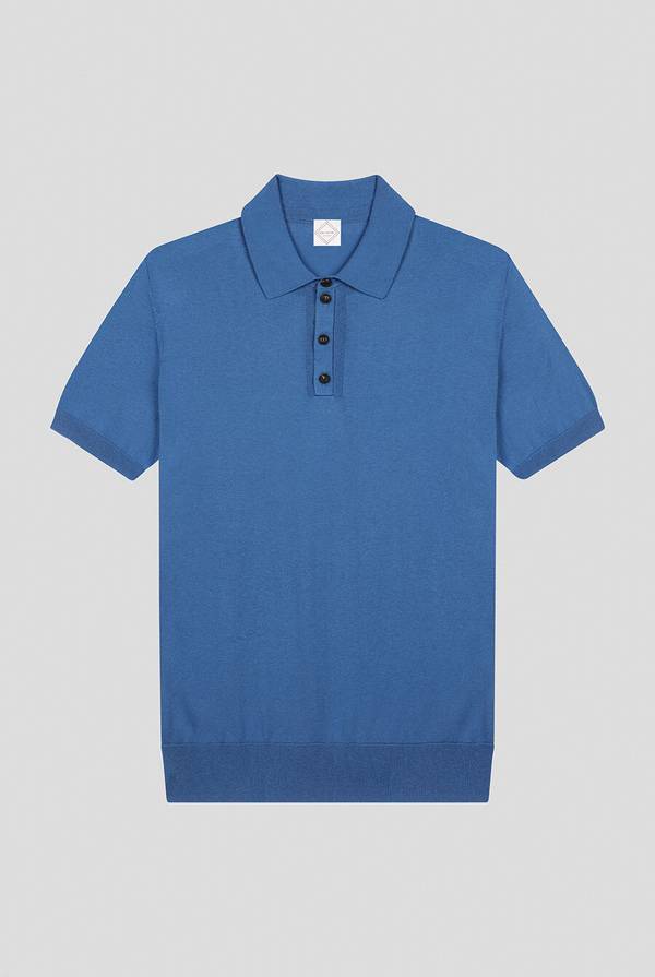 Lab. Pal Zileri Polo in maglia di lana e seta