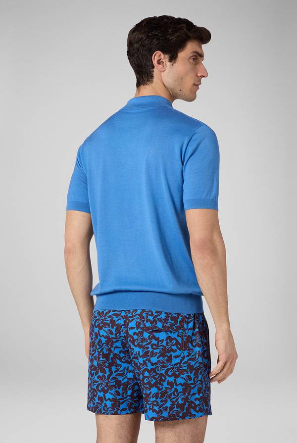 Lab. Pal Zileri Polo in maglia di lana e seta Vendite Flash