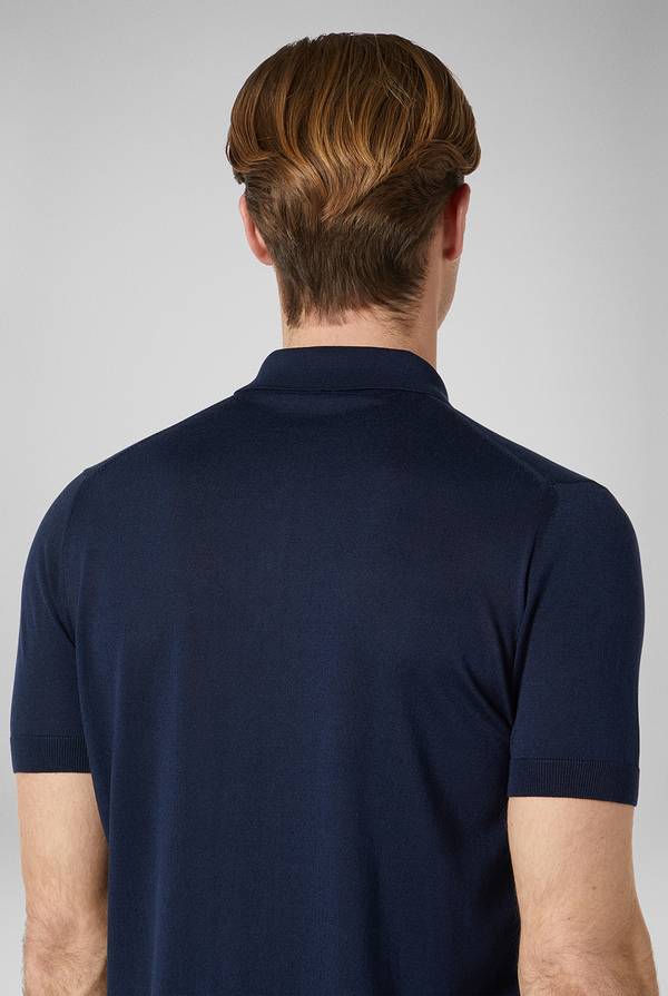 Lab. Pal Zileri Polo in maglia di seta e cotone In Saldo