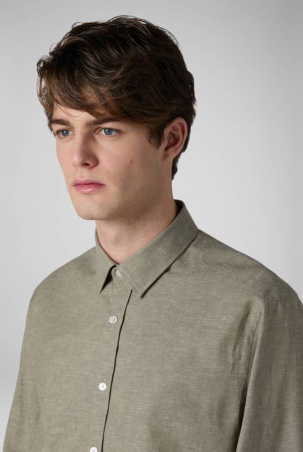 Lab. Pal Zileri Camicia in lino e cotone Spedizione Gratuita