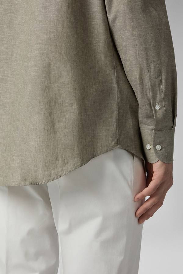 Lab. Pal Zileri Camicia in lino e cotone Spedizione Gratuita