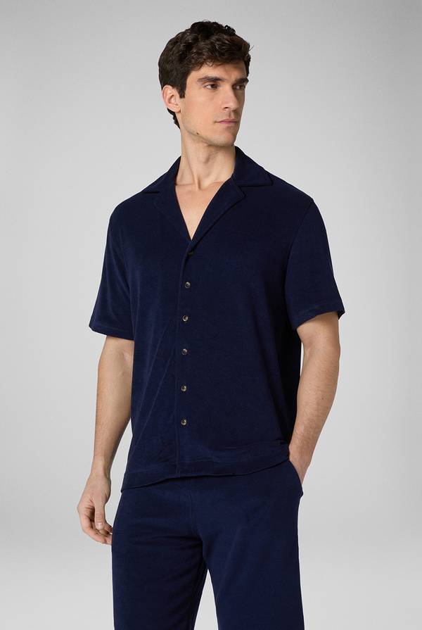Lab. Pal Zileri Camicia bowling in jersey Pezzi Unici