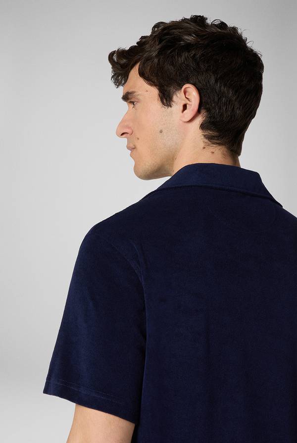Lab. Pal Zileri Camicia bowling in jersey Pezzi Unici