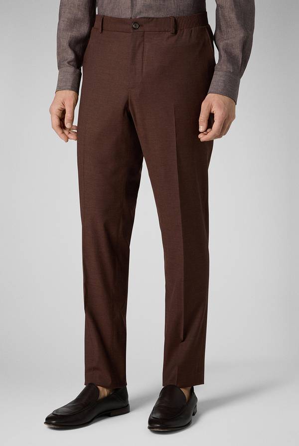 Lab. Pal Zileri Pantalone classico in lana e bamboo Qualità Garantita