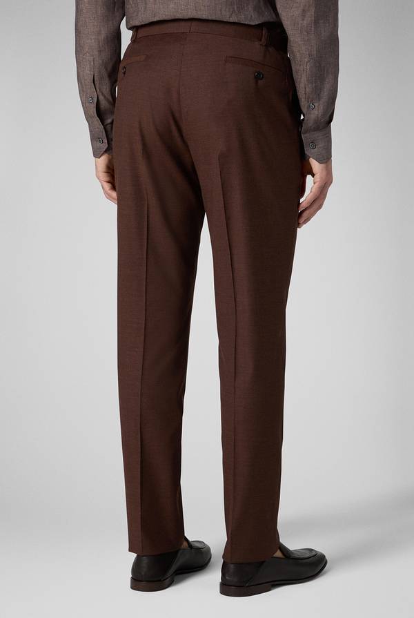 Lab. Pal Zileri Pantalone classico in lana e bamboo Qualità Garantita