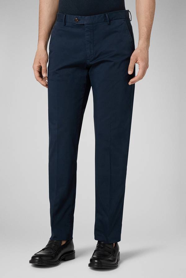 Lab. Pal Zileri Chino in cotone stretch tinto in capo Saldi