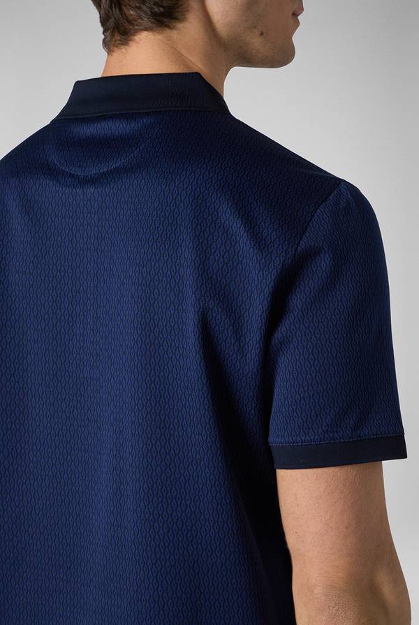 Lab. Pal Zileri Polo a zip in cotone mercerizzato Saldi Di Fabbrica