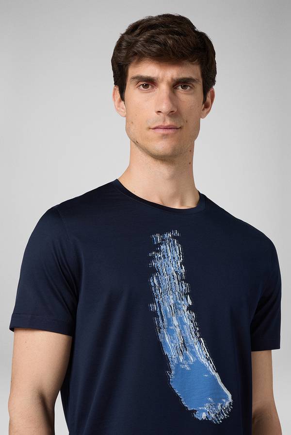 Lab. Pal Zileri Tshirt con lavorazione jacquard Vendite Flash