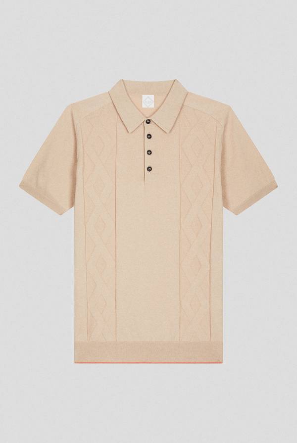 Lab. Pal Zileri Polo in maglia con calati Nuova