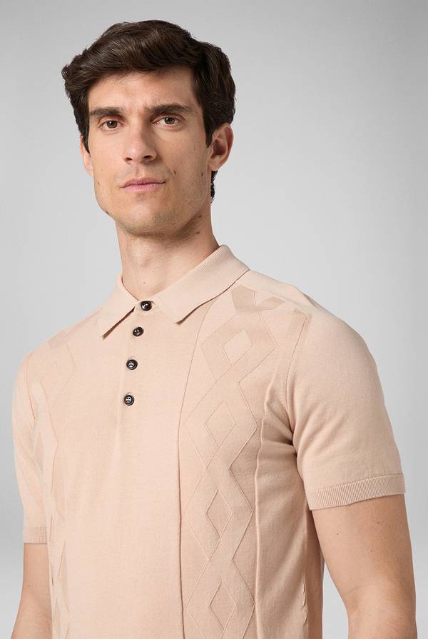 Lab. Pal Zileri Polo in maglia con calati Nuova
