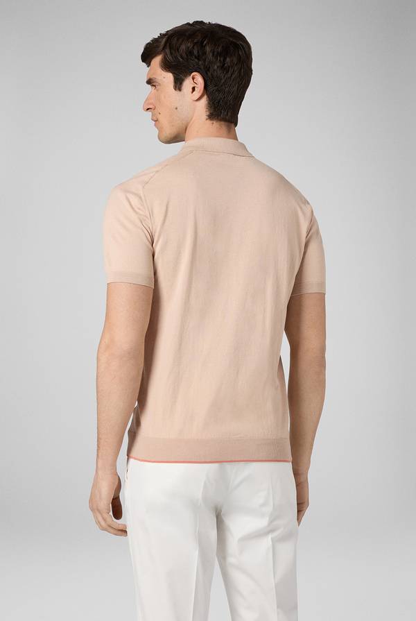 Lab. Pal Zileri Polo in maglia con calati Nuova