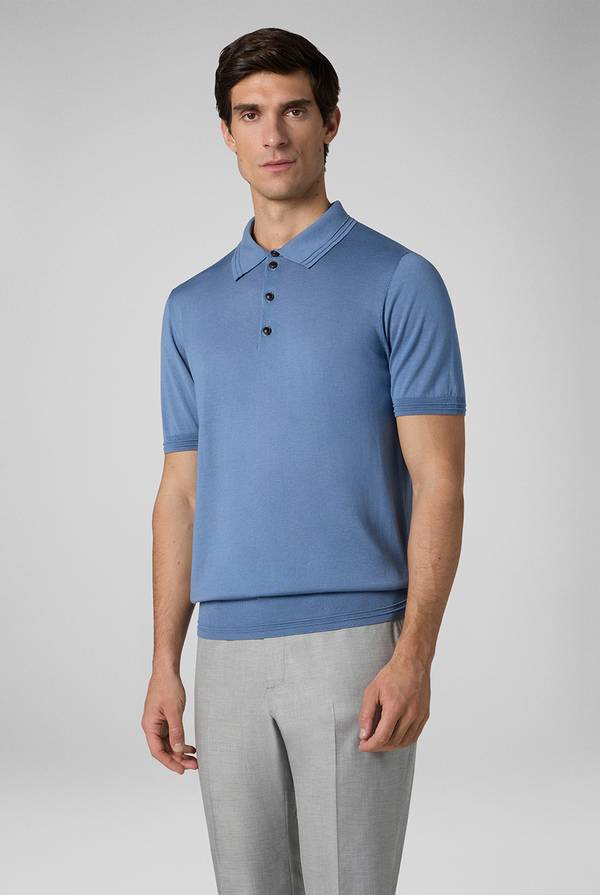 Lab. Pal Zileri Polo in cotone e tencel Italia