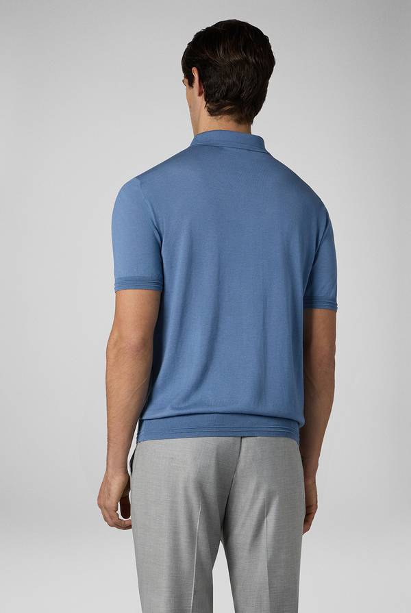 Lab. Pal Zileri Polo in cotone e tencel Italia