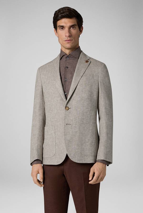 Lab. Pal Zileri Giacca Brera in lino e cotone Shopping Online
