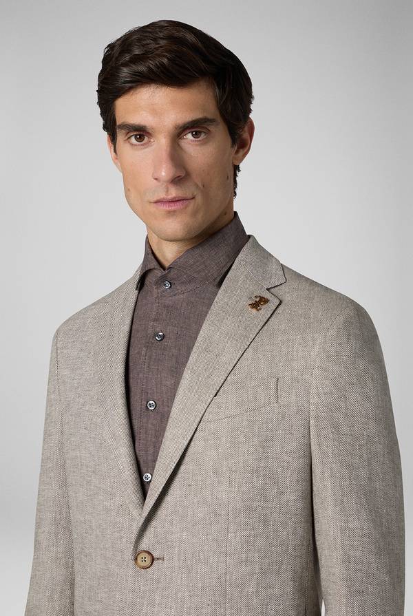 Lab. Pal Zileri Giacca Brera in lino e cotone Shopping Online