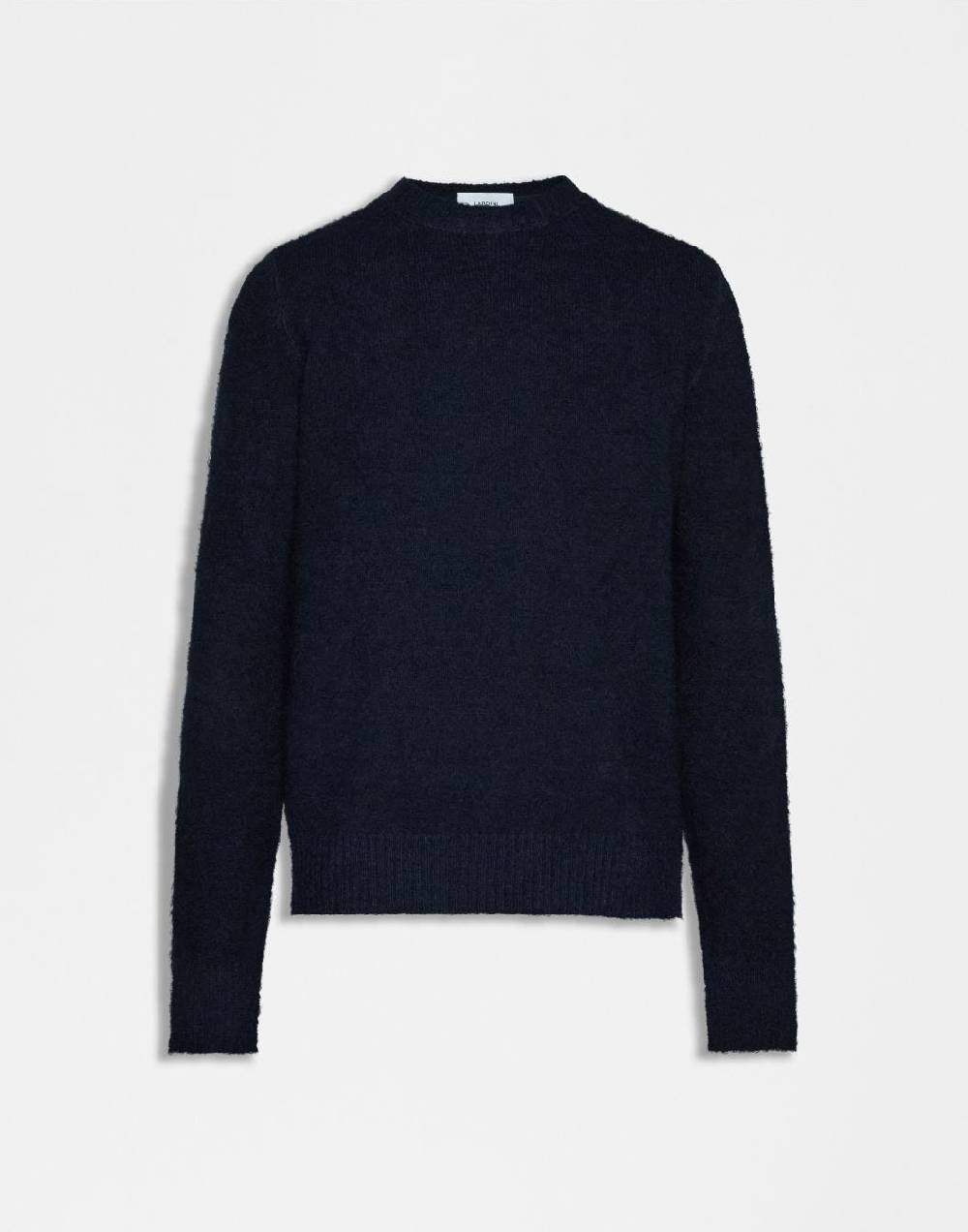 Lardini Maglia girocollo blu a maglia rasata Qualità Garantita