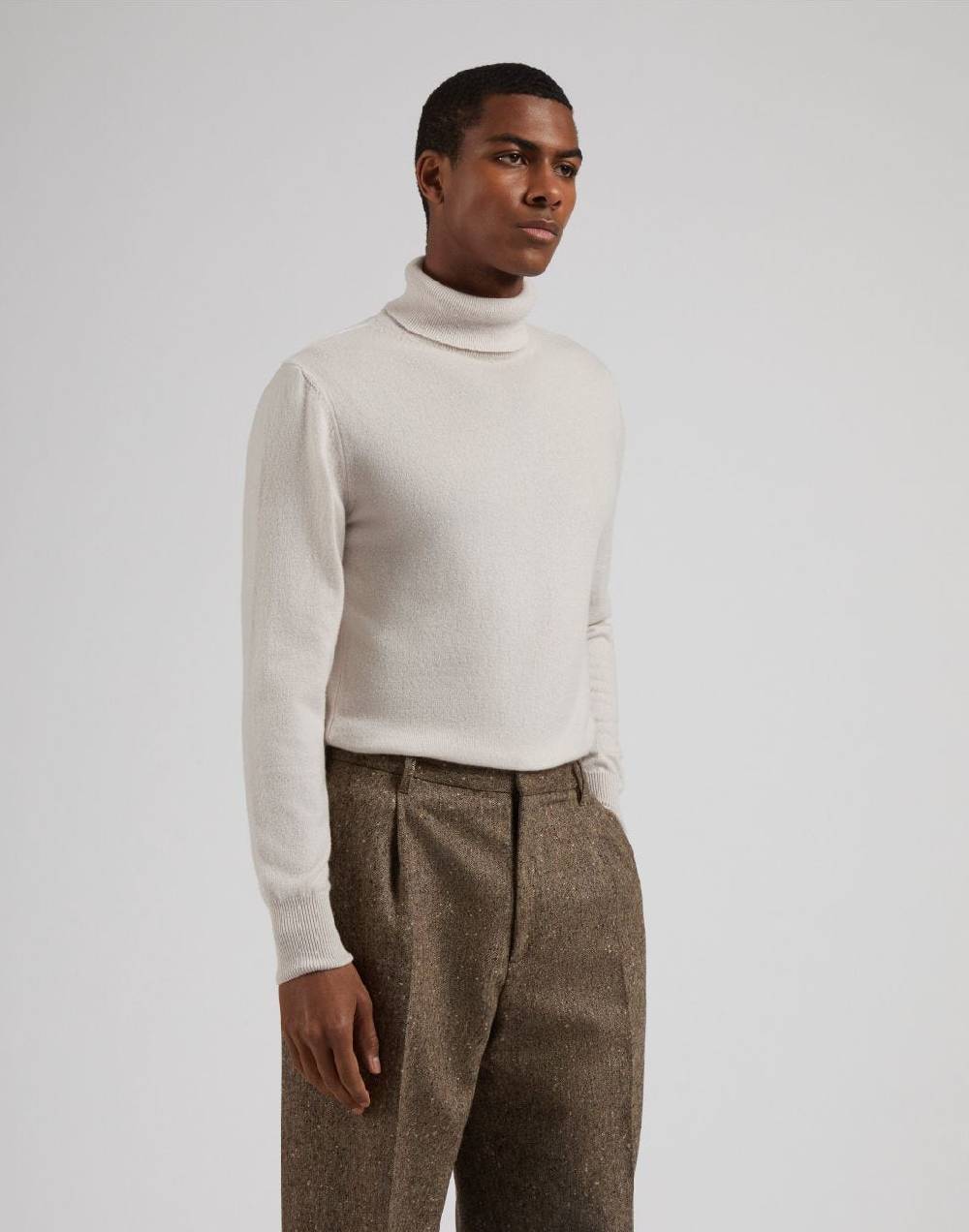 Lardini Dolcevita beige in 100% puro cashmere cariaggi Hotsell