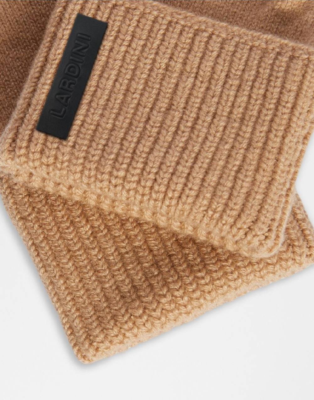 Lardini Guanti beige in lana merino e cashmere Nuova