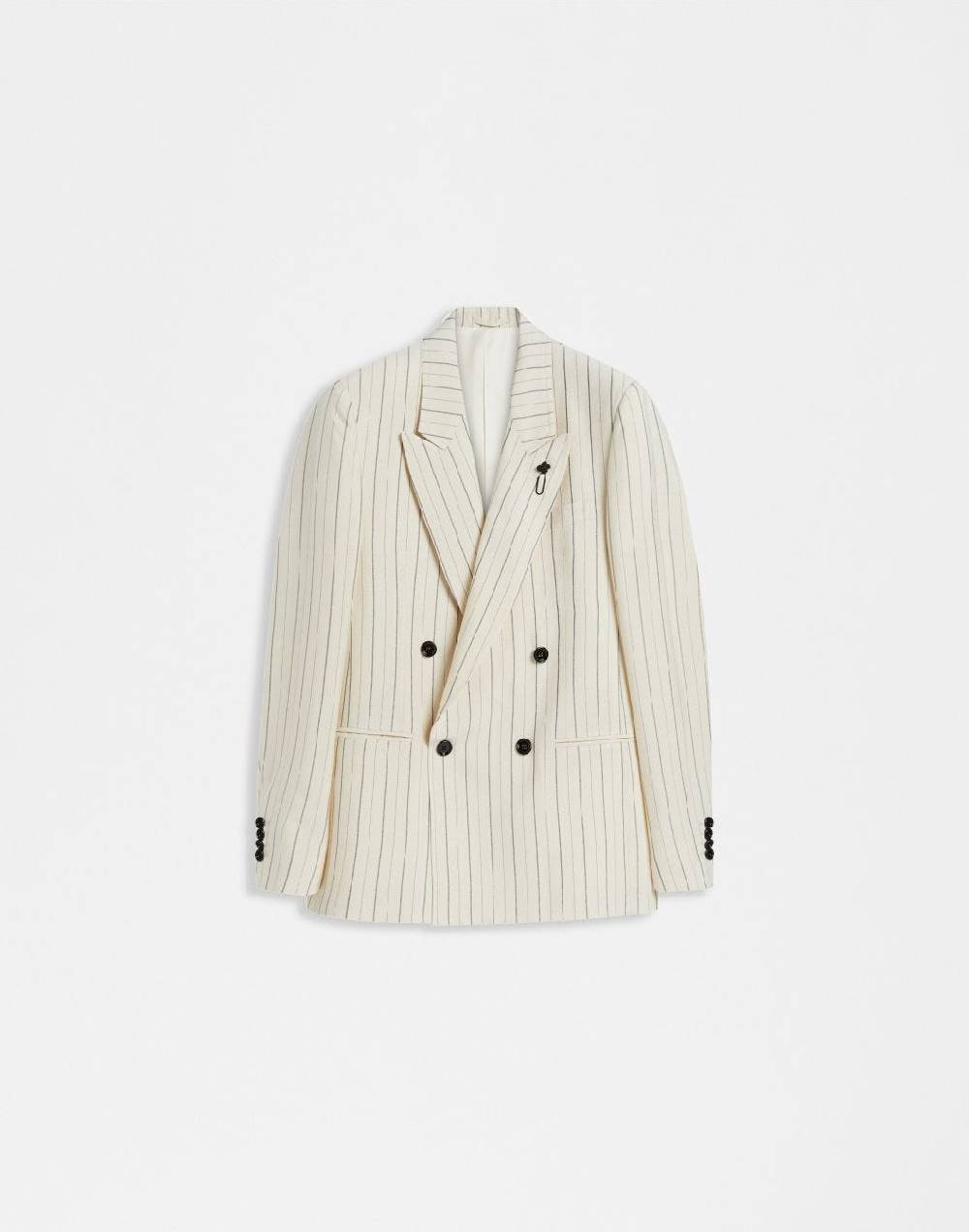 Lardini Blazer attitude gessato mosso in viscosa 2025