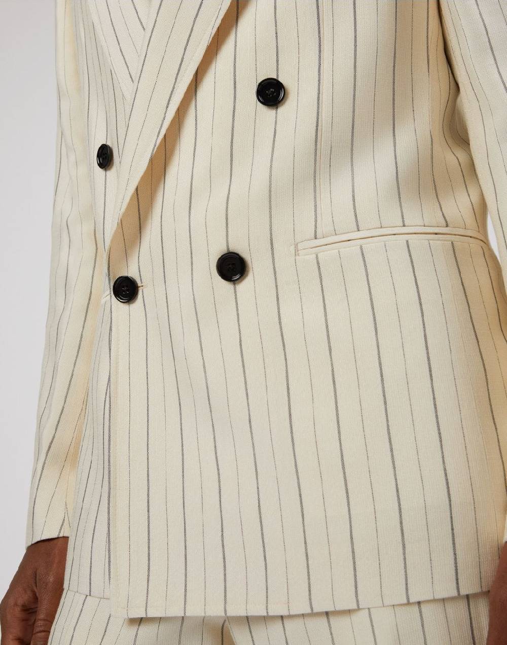 Lardini Blazer attitude gessato mosso in viscosa 2025