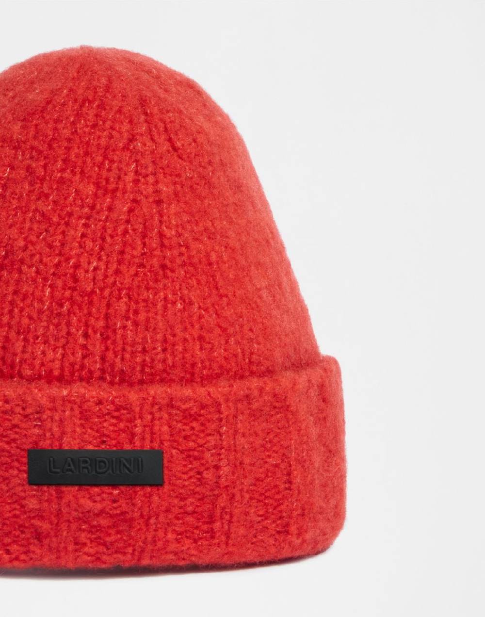 Lardini Berretto rosso in filato di lana, cashmere e nylon Negozi Online