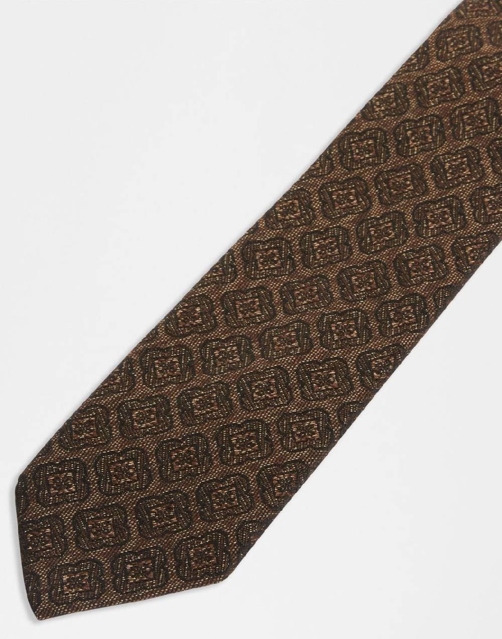 Lardini Cravatta in seta, lana e puro cotone con disegno jacquard Convenienza