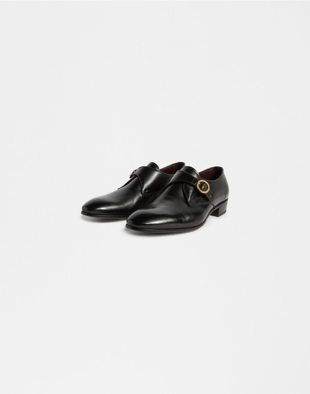 Lardini Scarpa classica in pelle con fibbia dorata Presa