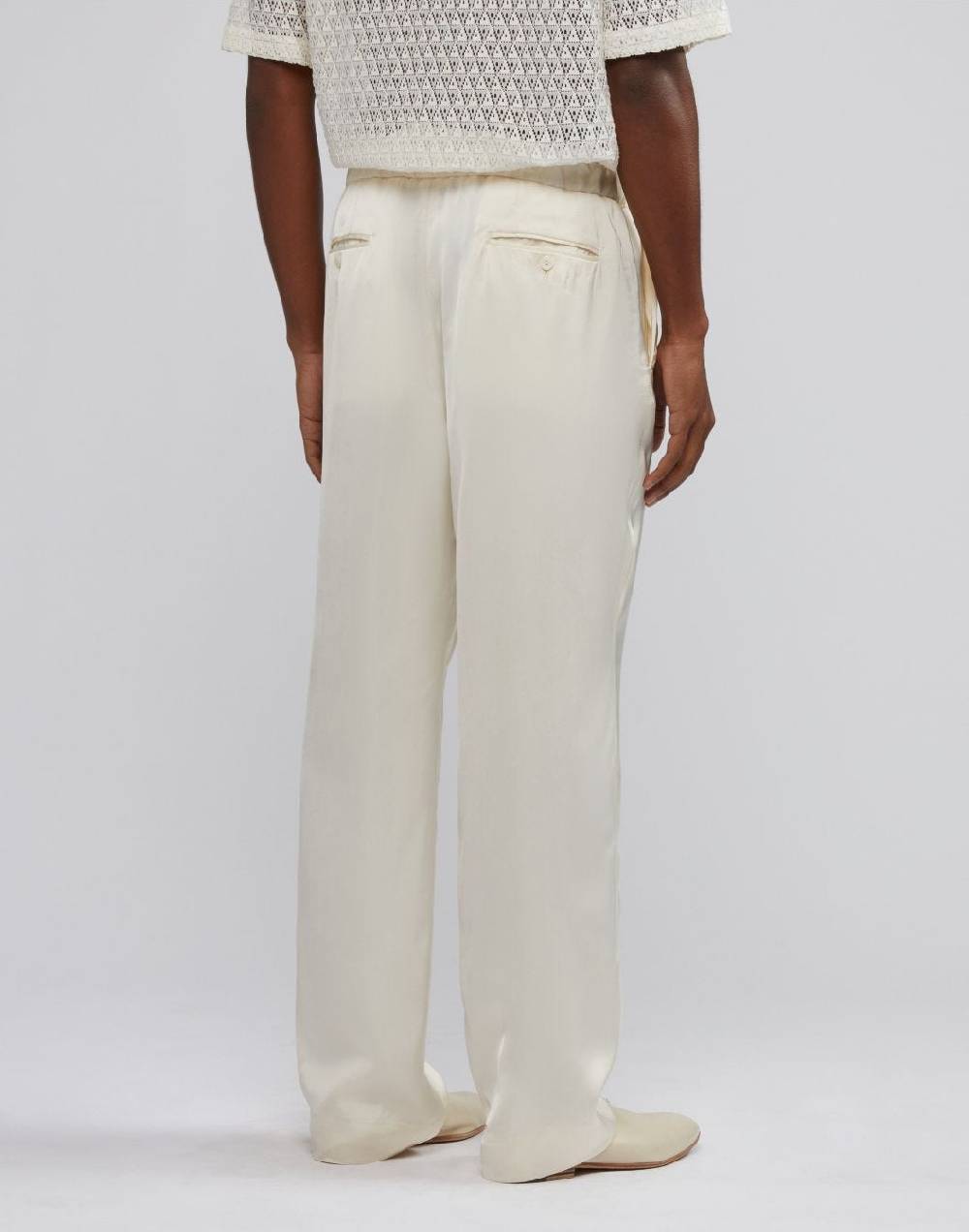 Lardini Pantalone comfort attitude in viscosa con elastico Sconto