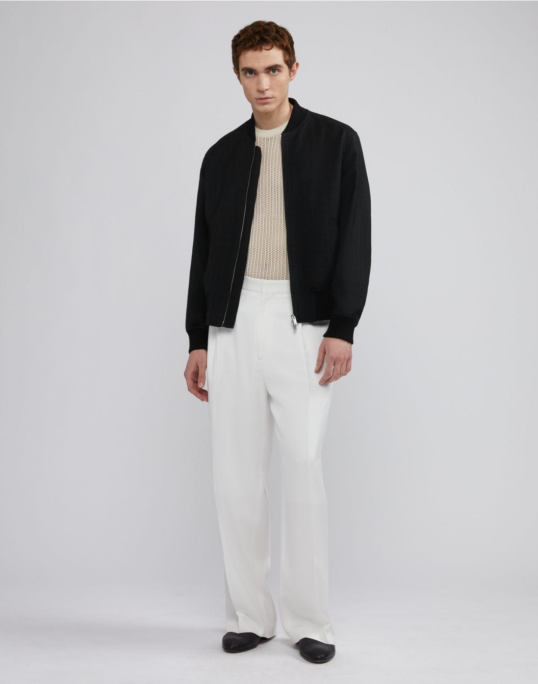 Lardini Varsity attitude nero decostruito in viscosa Offerta