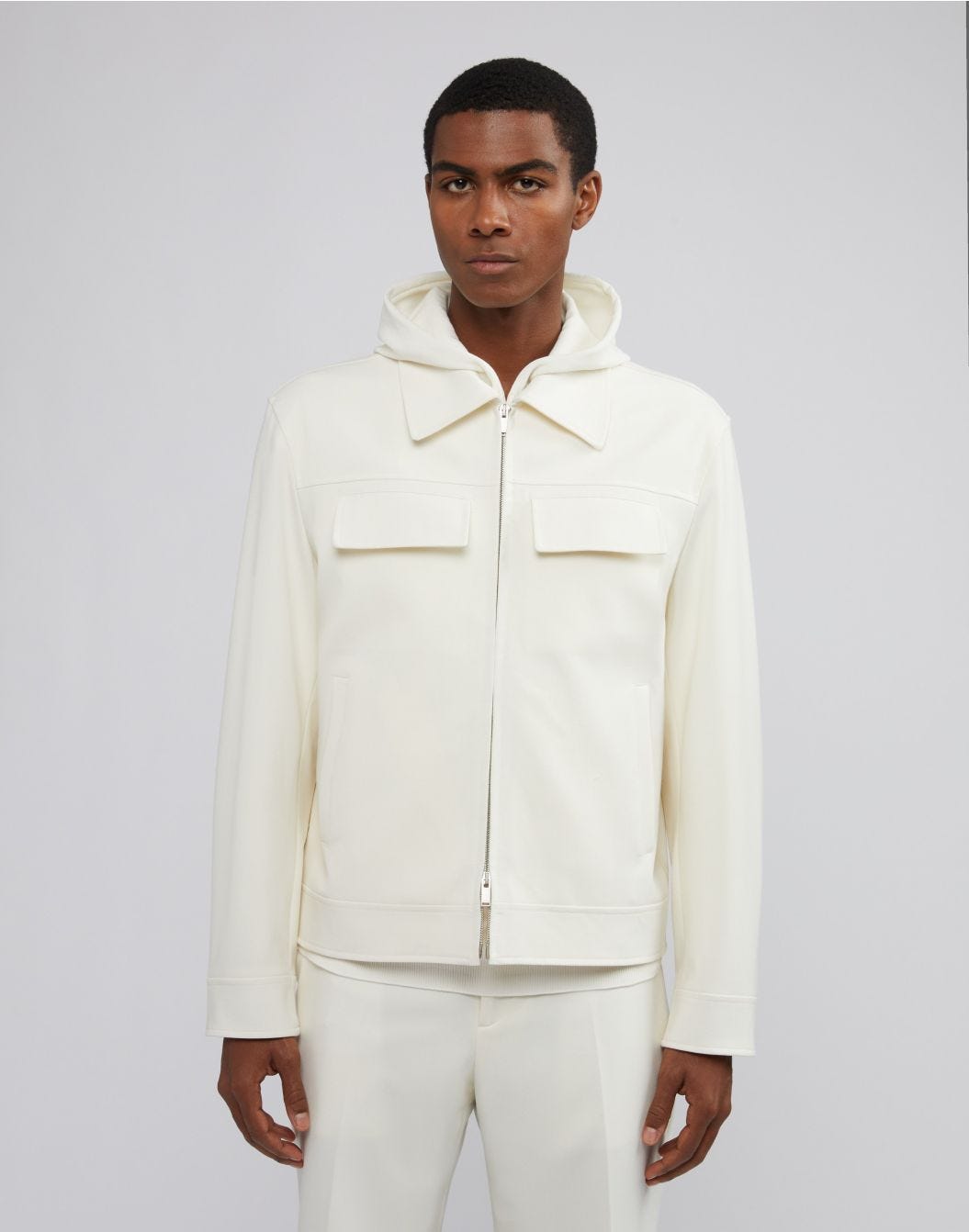 Lardini Giacca camicia panna Saldi